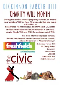 Charity Will Month